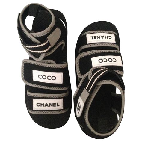 sandales scratch chanel|chanel suede sandals.